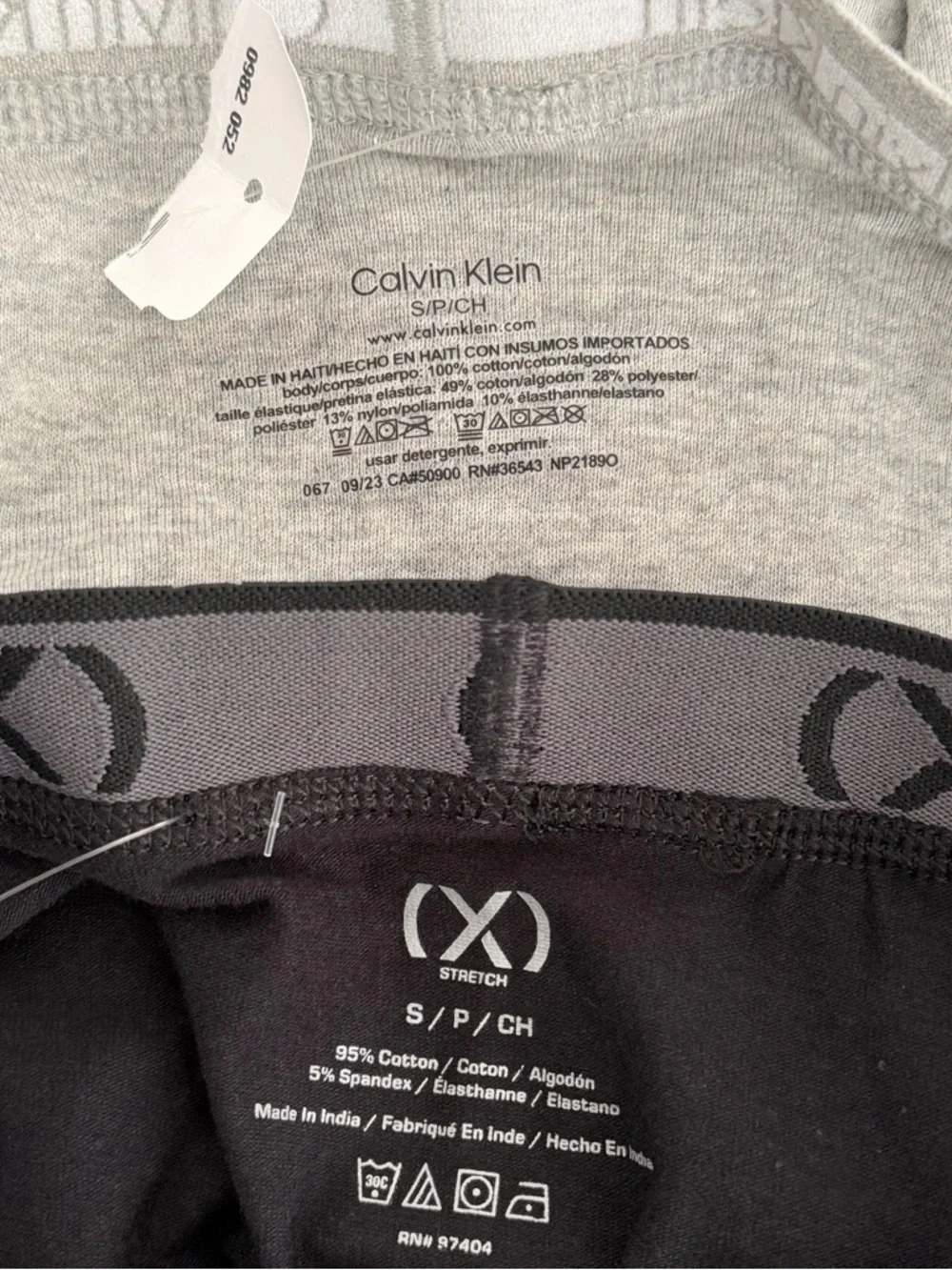Mens 6 Boxer Briefs Emporio Armani, X ,  Calvin Klein Size Small